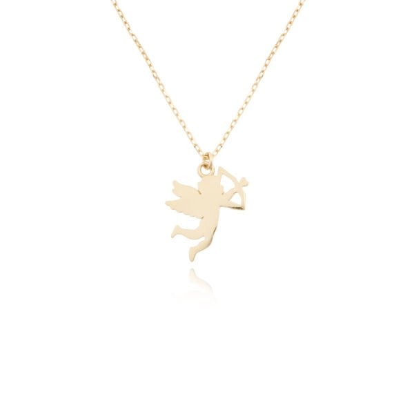 14 Ayar Altın Eros Figürlü Kolye