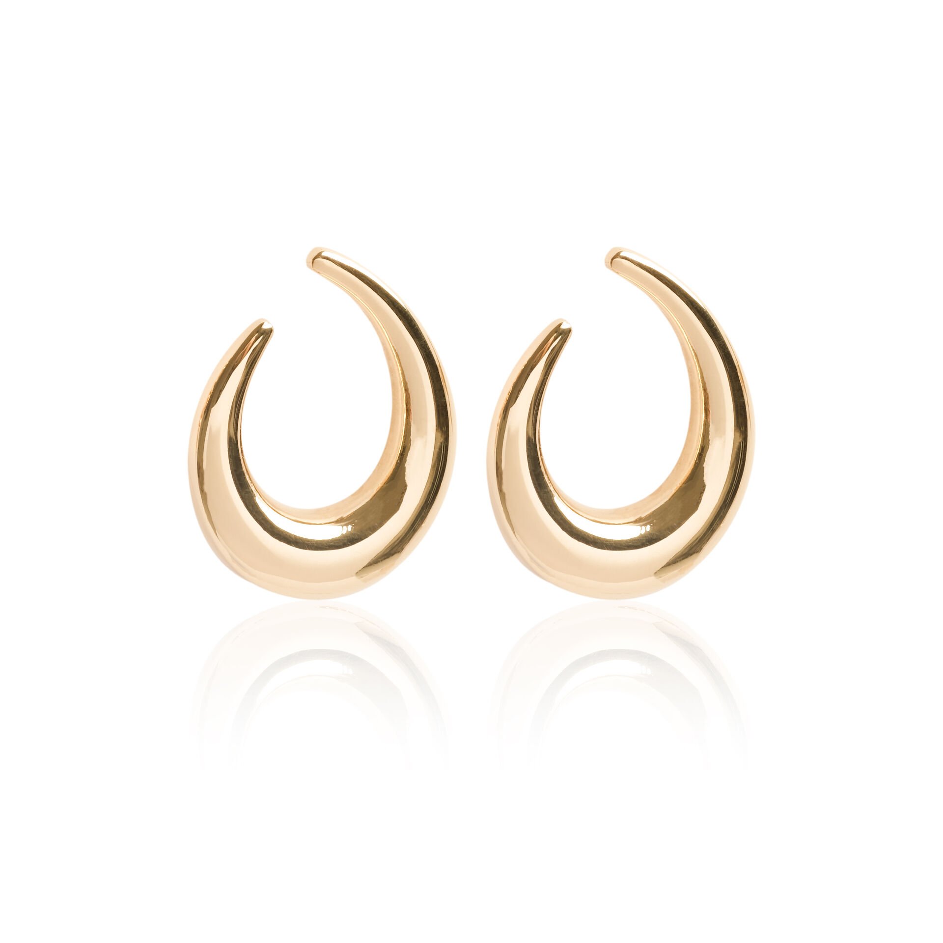 14 Ayar Altın Damla Küpe