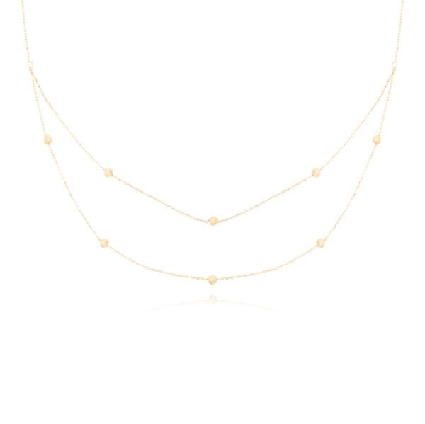 14 Ayar Altın Dorika Toplu Kolye