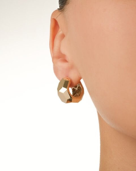 14 Ayar Altın Bombeli Küpe