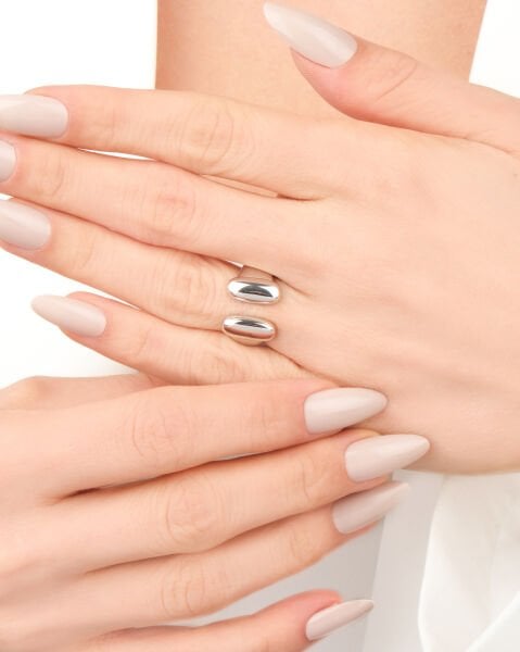 Roberto Bravo 14 Ayar Beyaz Altın Yüzük