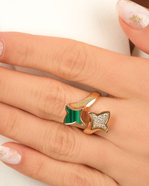 Roberto Bravo Marrakech Malahit Taşlı Yüzük