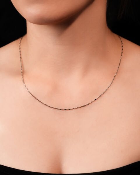 14 Ayar Altın Minimal Zincir