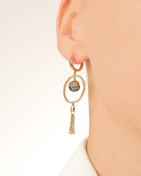 Roberto Bravo Bigo 14 Ayar Altın Küpe