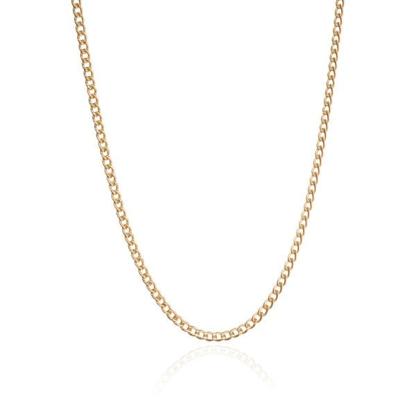 14 Ayar Altın Curb Zincir