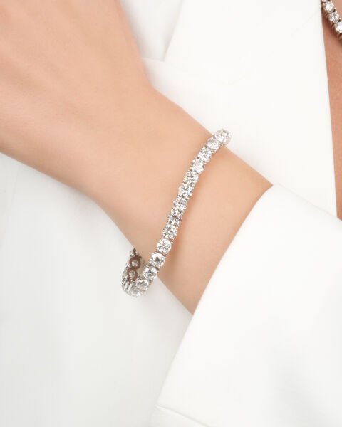 Pırlanta  Su Yolu Model Se (Gerdanlık - Bileklik)