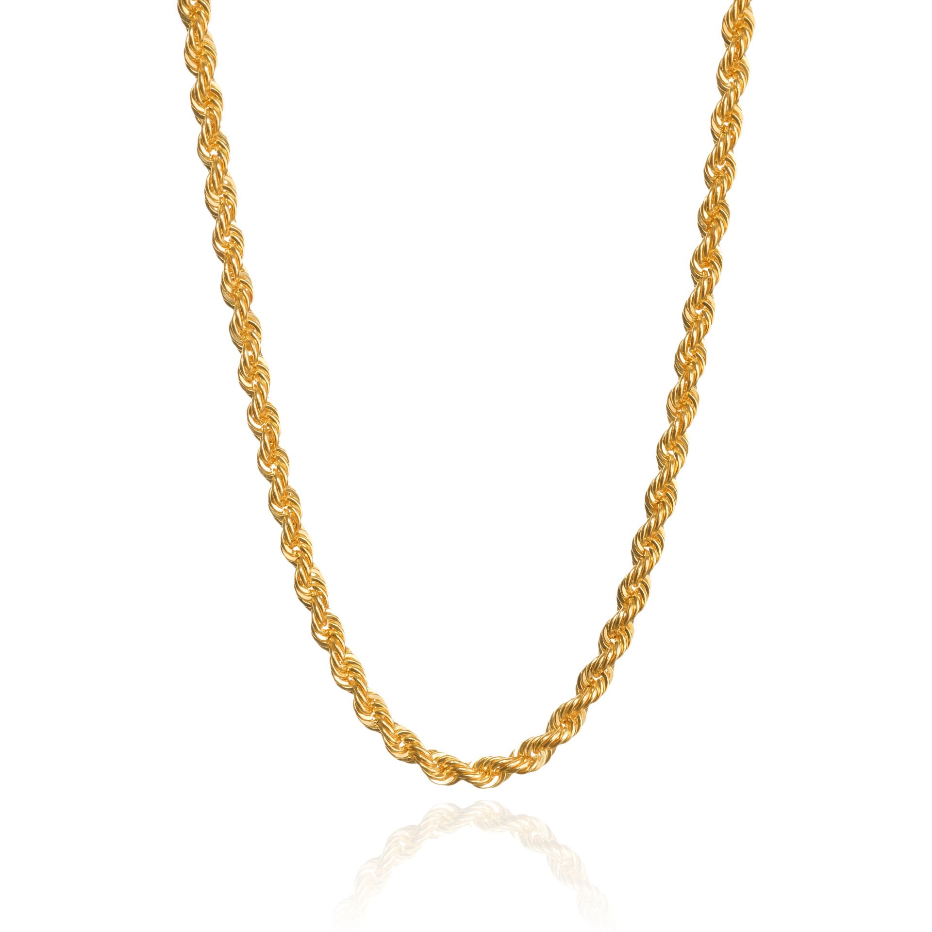 14 Ayar Altın Kalın Halat Zincir