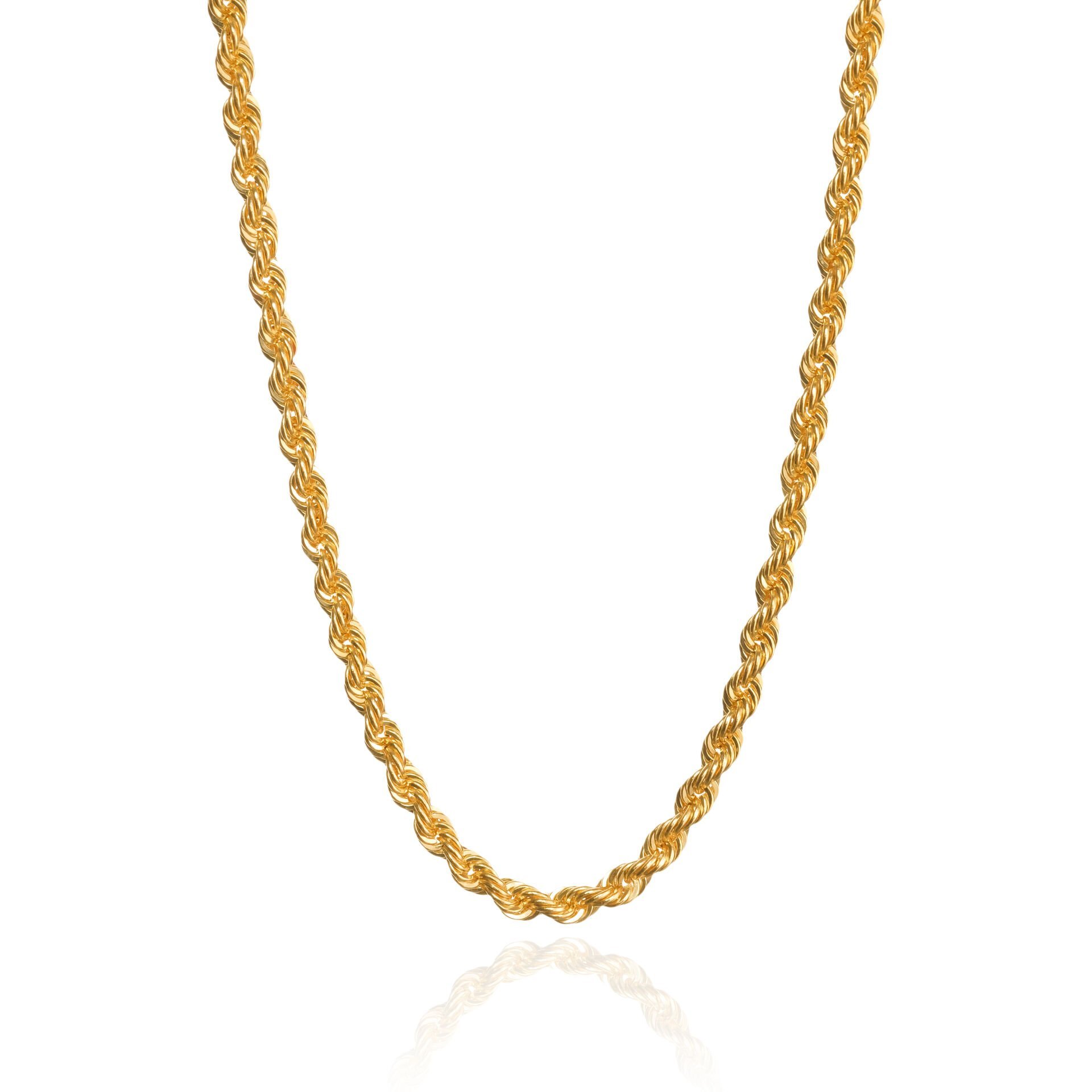 14 Ayar Altın Kalın Halat Zincir