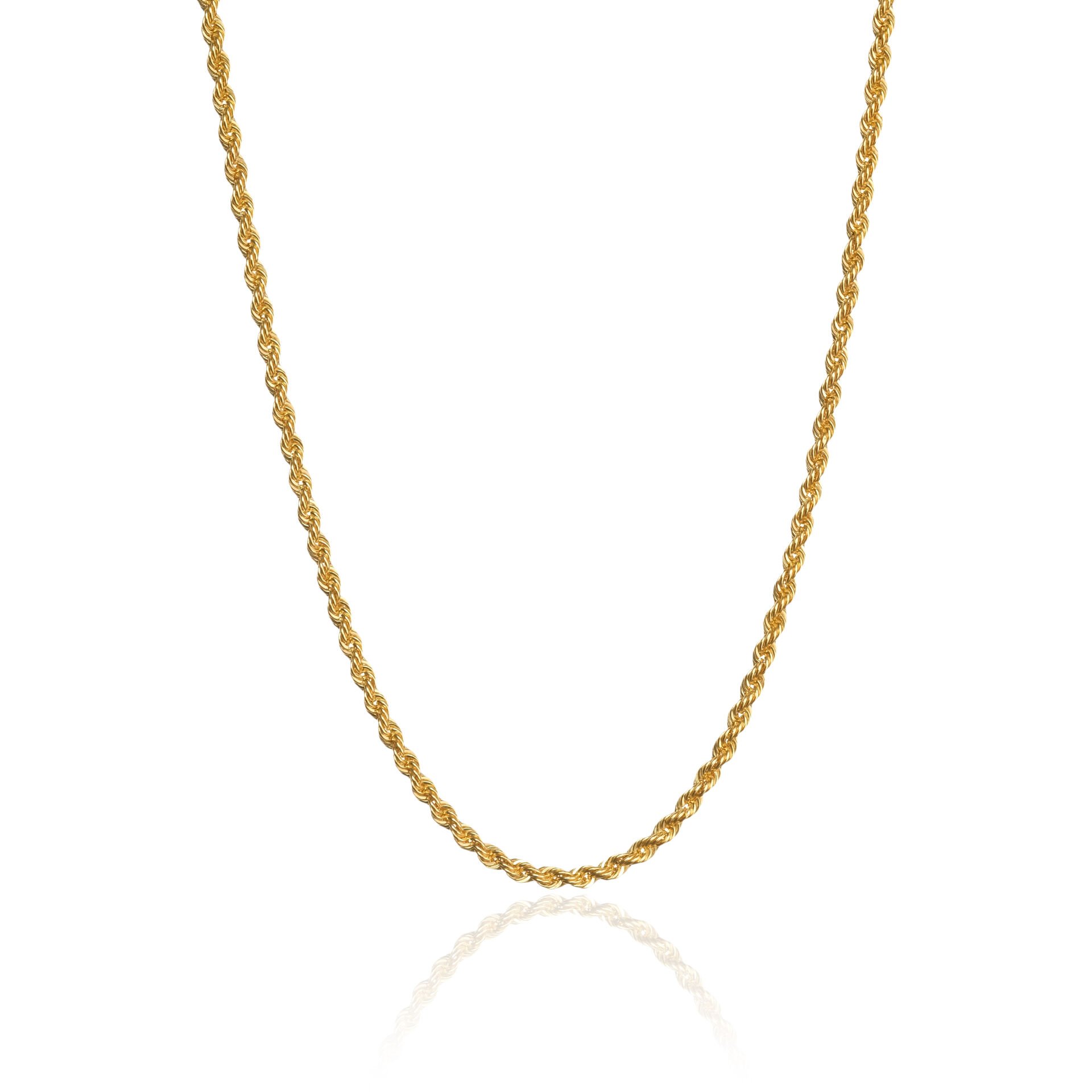 14 Ayar Altın İnce Halat Zincir