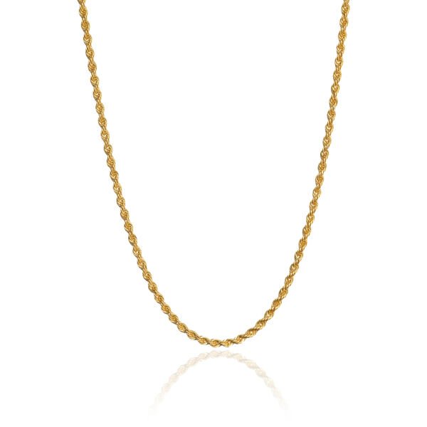 14 Ayar Altın İnce Halat Zincir