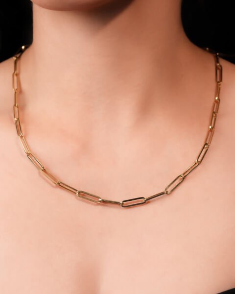 14 Ayar Altın Ataç Zincir