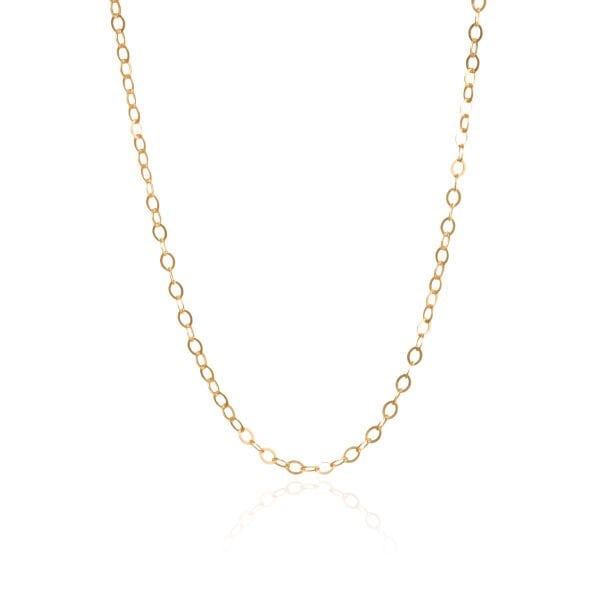 14 Ayar Altın Yuvarlak Halka Zincir