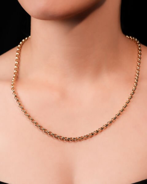 14 Ayar Altın Doç Zincir Kolye