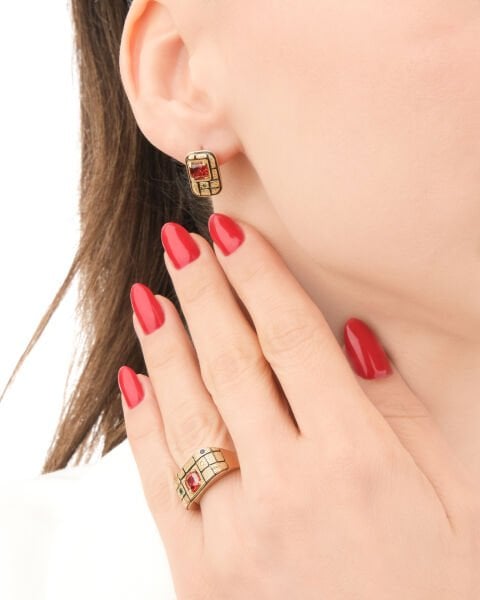 14 Ayar Altın Antik Set