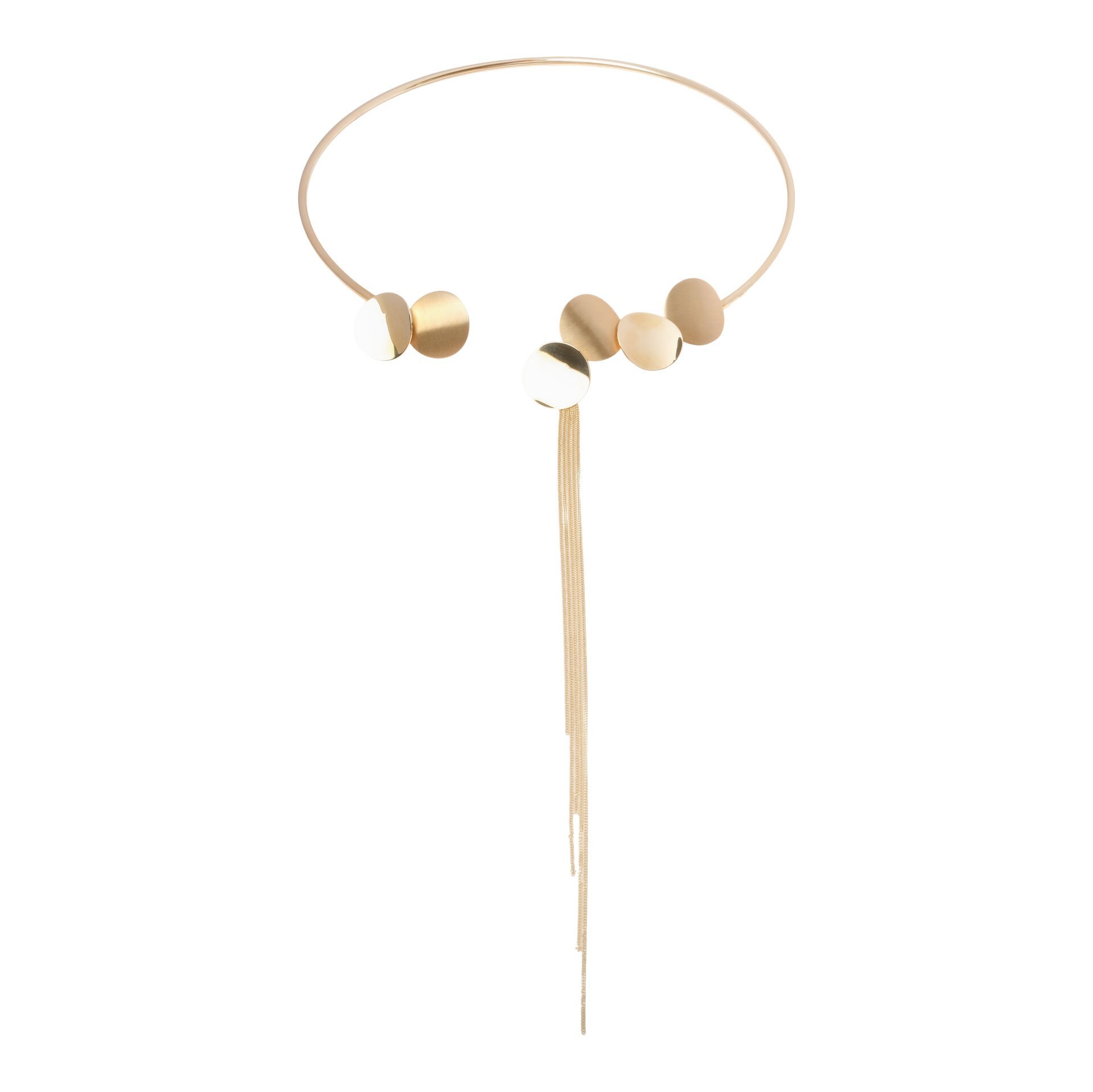 14 Ayar Altın Yuvarlak Form Sallantılı Gerdanlık