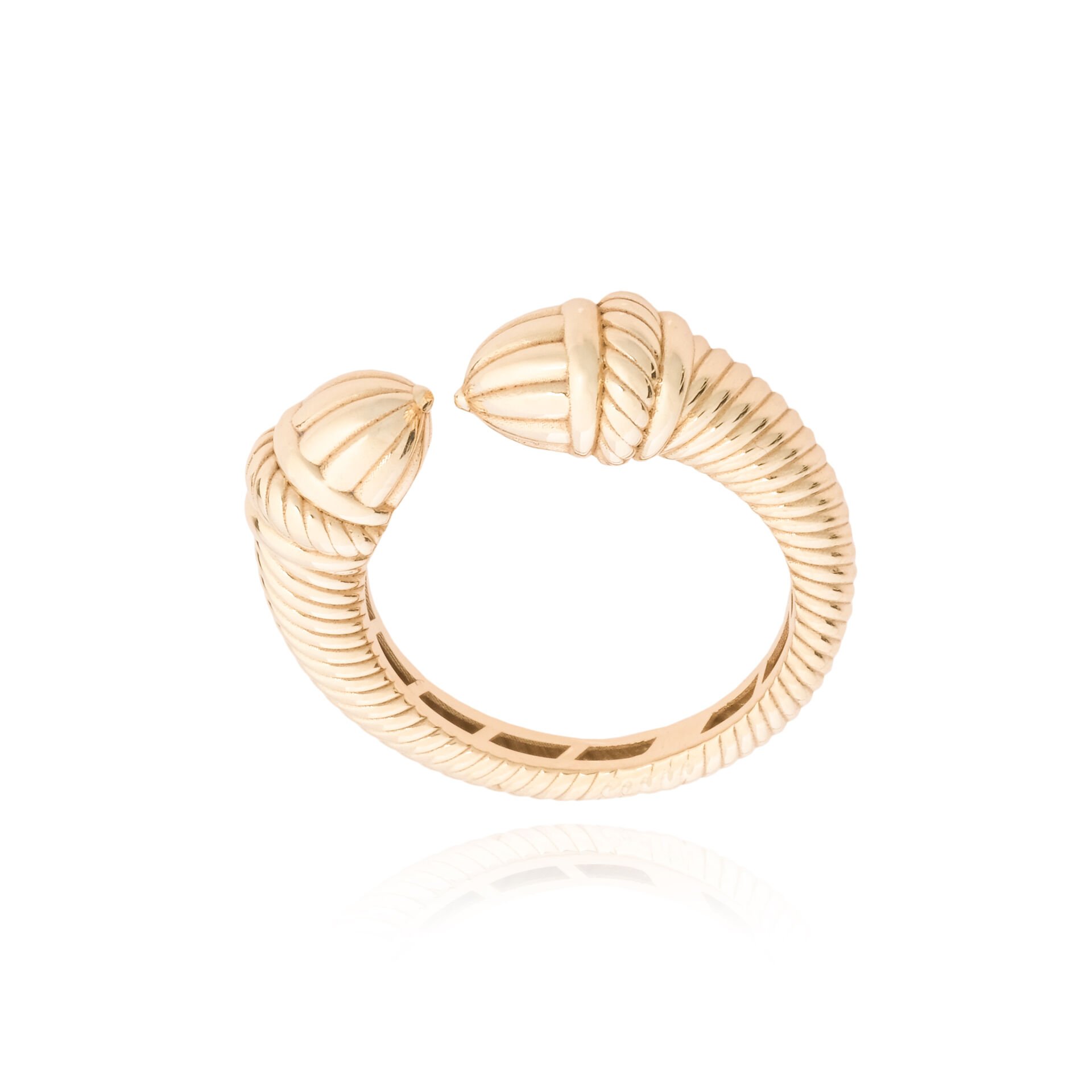 14 Ayar Altın Özel Tasarım Burgu Yüzük