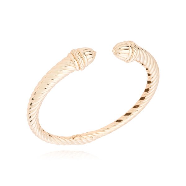 14 Ayar Altın Özel Tasarım Burgu Kelepçe