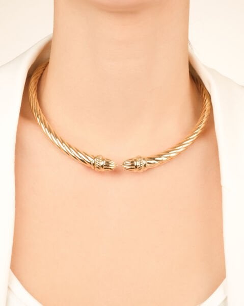 14 Ayar Altın Özel Tasarım Burgu Set