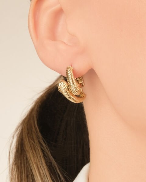 14 Ayar Altın Özel Tasarım Burgu Set