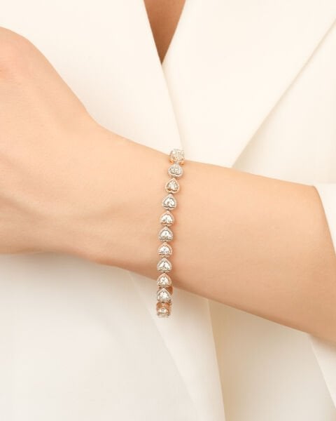 Kalp Kesim Pırlanta Özel Tasarım Set