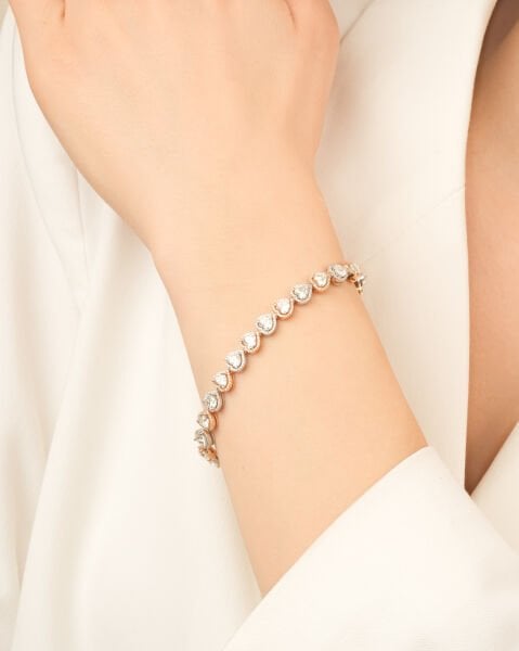 Kalp Kesim Pırlanta Özel Tasarım Set