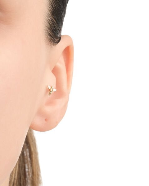 14 Ayar Altın Melek Figürlü Tragus Küpe