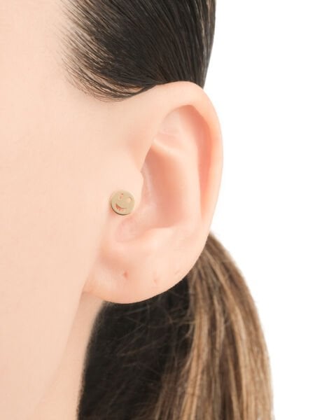 14 Ayar Altın Gülen Yüz Figürlü Tragus Küpe
