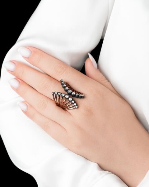 Elmas Özel Tasarım Altın Yüzük