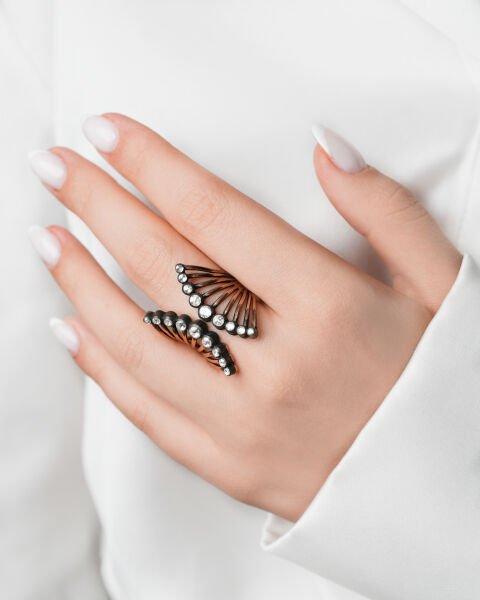 Elmas Özel Tasarım Altın Yüzük