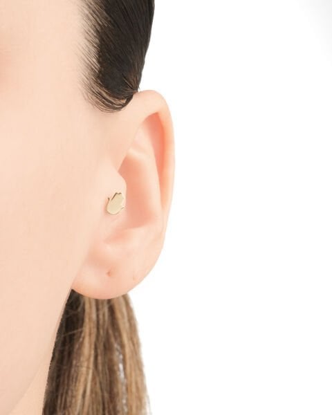 14 Ayar Altın Fatma Ana Eli Figürlü Tragus Küpe