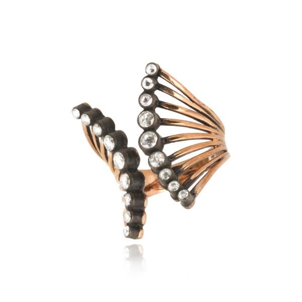 Elmas Özel Tasarım Altın Yüzük